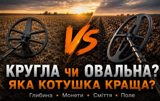 Зображення - Кругла чи овальна котушка для металошукача: повне порівняння глибини, сепарації та стабільності